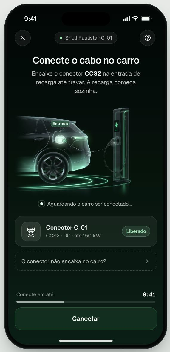 Conecte o veículo no aplicativo iGreen MOB